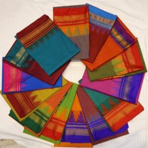 Temple Border Masrise Cotton Saree